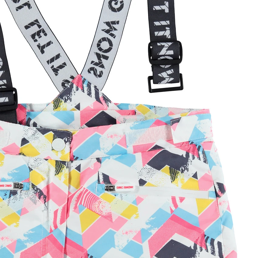 Junior - Pantalon De Ski Imperméable à Bretelles Imprimé All-over 4 Junior - Pantalon De Ski Imperméable à Bretelles Imprimé All-over – Image 4