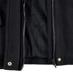 Manteau à Capuche En Drap De Laine Pour Enfant Fille -Orchestra HM91P2 NOI 3 X