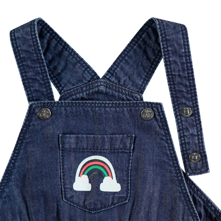 Salopette Longue Effet Denim 4 Salopette Longue Effet Denim â Image 4