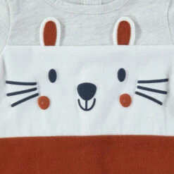 T-shirt Manches Longues En Jersey Tricolore Avec Détails Printés -Orchestra HNAXWI GRC 3 X