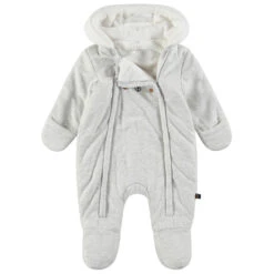 Combi-pilote Doublée Sherpa Avec Lapin Brodé Pour Bébé Garçon