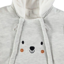 Combi-pilote Doublée Sherpa Avec Lapin Brodé Pour Bébé Garçon -Orchestra HNAXWK GRC 3 X