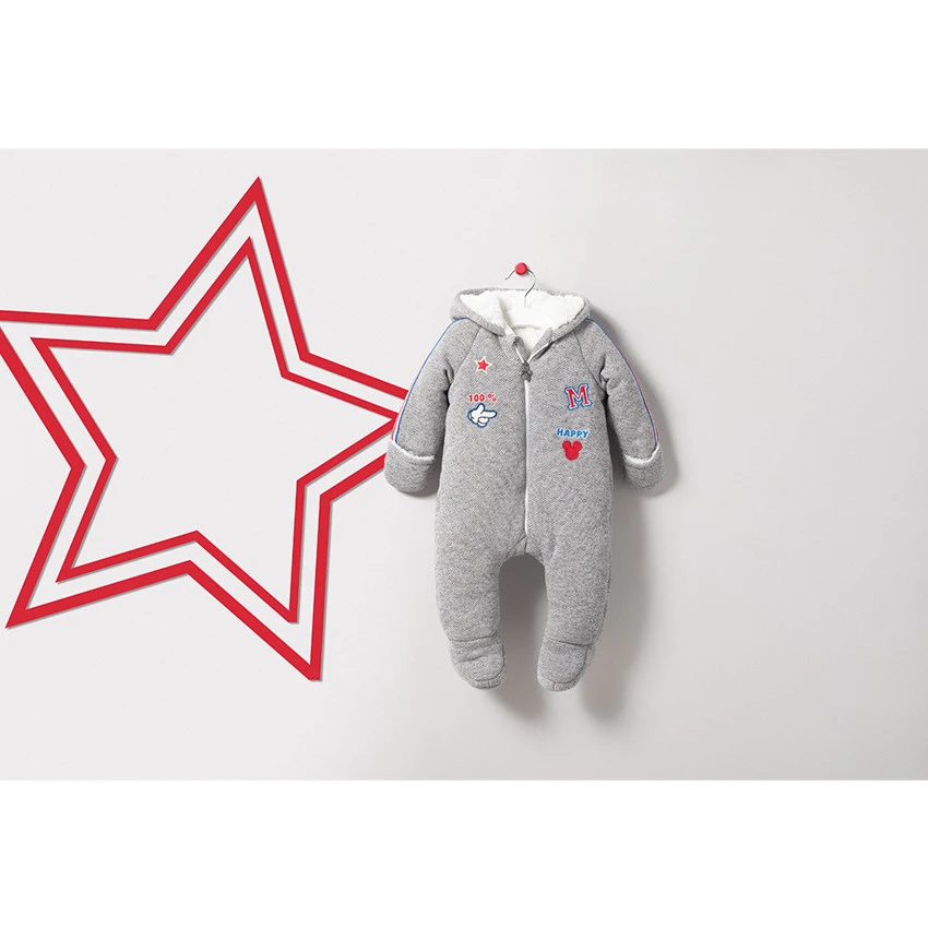 Combi-pilote à Capuche Doublée Sherpa Pour Bébé Garçon 6 Combi-pilote à Capuche Doublée Sherpa Pour Bébé Garçon – Image 6