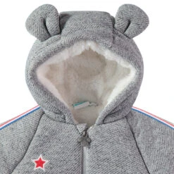 Combi-pilote à Capuche Doublée Sherpa Pour Bébé Garçon 9 Combi-pilote à Capuche Doublée Sherpa Pour Bébé Garçon -Orchestra HNAXWS GRF 4 X