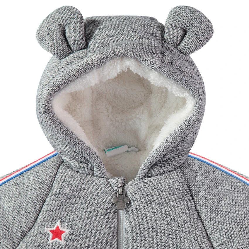 Combi-pilote à Capuche Doublée Sherpa Pour Bébé Garçon 4 Combi-pilote à Capuche Doublée Sherpa Pour Bébé Garçon – Image 4