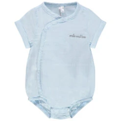 Body Manches Courtes En Coton à Inscription Brodée