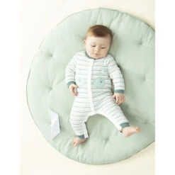 Combinaison Longue En Tricot Fin à Rayures Et Détails En Relief -Orchestra HNAY3C ECR 10 X