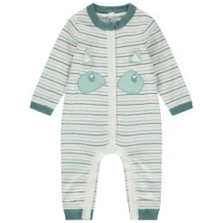 Combinaison Longue En Tricot Fin à Rayures Et Détails En Relief