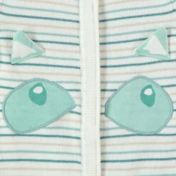 Combinaison Longue En Tricot Fin à Rayures Et Détails En Relief -Orchestra HNAY3C ECR 4 X