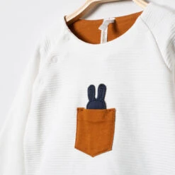 Jogging Maille Fantaisie Motif Lapin Et Poche -Orchestra HNAY3H GRM 3 X