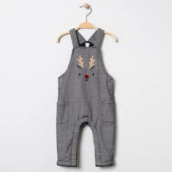 Salopette Longue Doublée Motif élan Esprit Noël