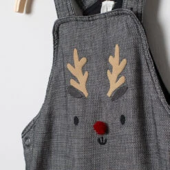 Salopette Longue Doublée Motif élan Esprit Noël -Orchestra HNAY41 GRF 3 X