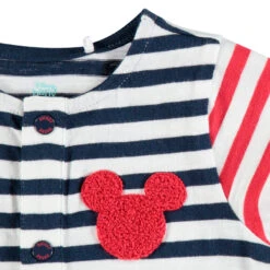 Combinaison Courte à Rayures Badge Mickey Disney -Orchestra HNAY4T ECR 4 X