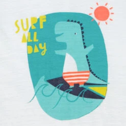 Ensemble T-shirt Print Dinosaure Et Short Pour Bébé Garçon 8 Ensemble T-shirt Print Dinosaure Et Short Pour Bébé Garçon -Orchestra HNAY4W BLA 3 X