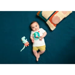 Ensemble T-shirt Print Dinosaure Et Short Pour Bébé Garçon 10 Ensemble T-shirt Print Dinosaure Et Short Pour Bébé Garçon -Orchestra HNAY4W BLA 5 X