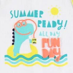 Ensemble Avec Débardeur Print Dinosaure Et Short En éponge -Orchestra HNAY4Z BLA 3 X