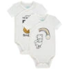 Lot De 2 Bodies Manches Courtes Winnie L'ourson Disney