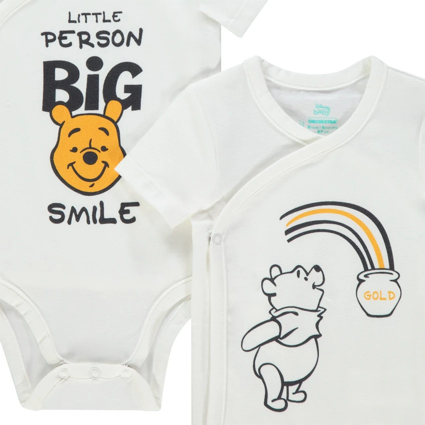 Lot De 2 Bodies Manches Courtes Winnie L'ourson Disney 2 Lot De 2 Bodies Manches Courtes Winnie L'ourson Disney – Image 2