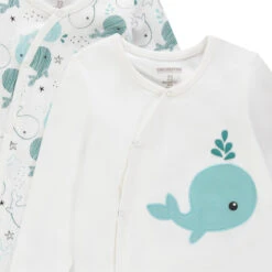 Lot De 2 Dors-bien En Jersey Motif Baleineau -Orchestra HNAY5N ECR 3 X