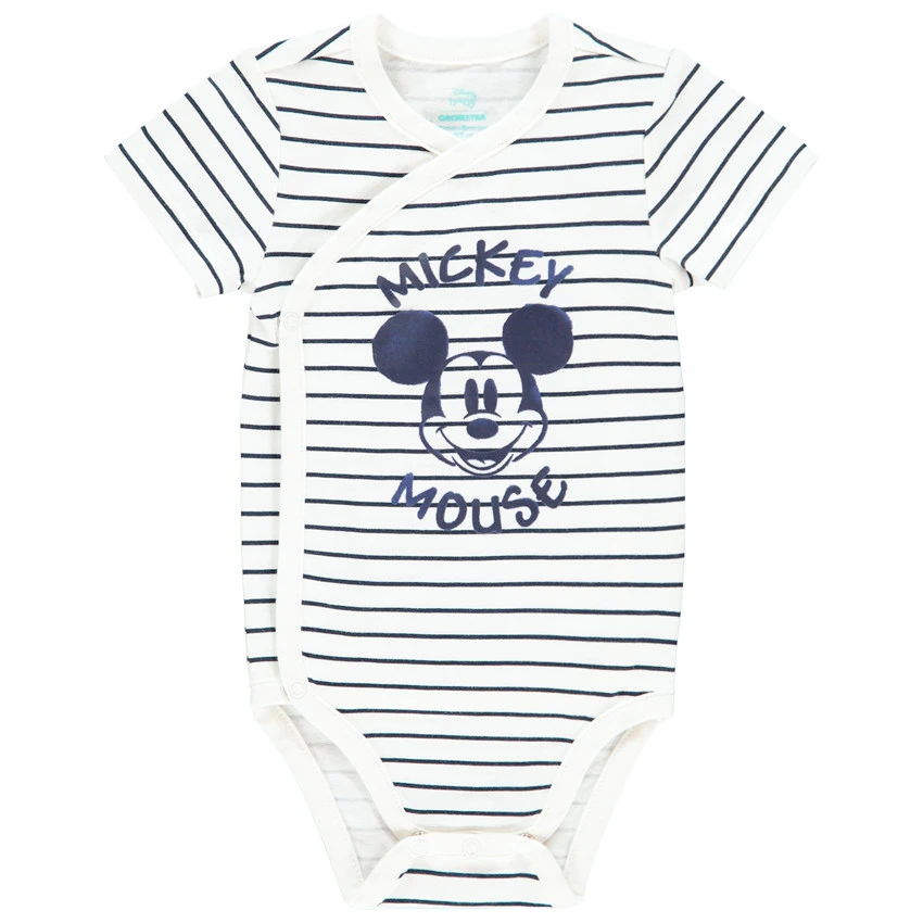 Lot De 3 Bodies Manches Courtes Print Mickey Disney Pour Bébé Garçon 2 Lot De 3 Bodies Manches Courtes Print Mickey Disney Pour Bébé Garçon – Image 2