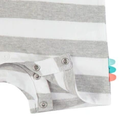 Combinaison Courte à Rayures Et Motif Dinosaure -Orchestra HNAY5Y BLA 3 X