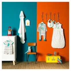 Combinaison Courte à Rayures Et Motif Dinosaure -Orchestra HNAY5Y BLA 4 X