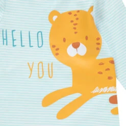 Lot De 3 Dors-bien En Jersey à Animaux Printés -Orchestra HNAY64 BLA 4 X