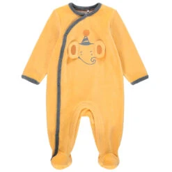 Dors-bien Ludique En Velours Motif éléphant Pour Bébé Garçon