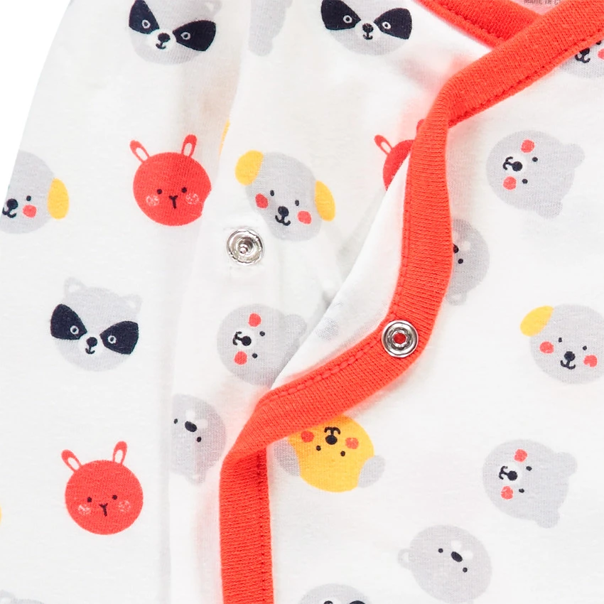 Lot De 5 Bodies Manches Longues En Coton Pour Bébé Garçon 3 Lot De 5 Bodies Manches Longues En Coton Pour Bébé Garçon – Image 3