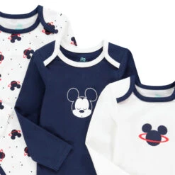 Lot De 3 Bodies En Coton Motif Mickey Disney Pour Bébé Garçon 6 Lot De 3 Bodies En Coton Motif Mickey Disney Pour Bébé Garçon -Orchestra HNAY78 ECR 3 X