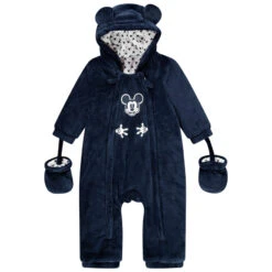 Combi-pilote En Sherpa Motif Mickey Disney Pour Bébé Garçon