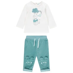 Ensemble Bi-matière Motif Winnie L'Ourson Disney Pour Bébé Garçon