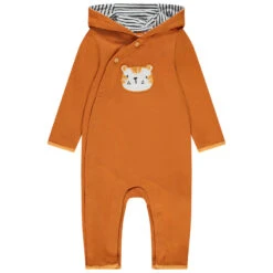 Combinaison Longue à Capuche Motif Tigre Pour Bébé Garçon