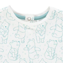 Ensemble T-shirt Manches Longues Imprimé Winnie L'Ourson Disney Et Salopette -Orchestra HNAY81 GRM 3 X