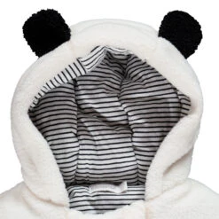 Combi-pilote Ludique En Sherpa Motif Panda Pour Bébé Garçon -Orchestra HNAY83 ECR 4 X