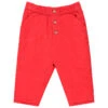 Pantalon En Velours Rouge Pour Bébé Fille