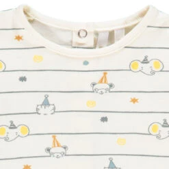 Ensemble T-shirt Imprimé Et Salopette Longue Pour Bébé Garçon 8 Ensemble T-shirt Imprimé Et Salopette Longue Pour Bébé Garçon -Orchestra HNAY89 BLM 3 X