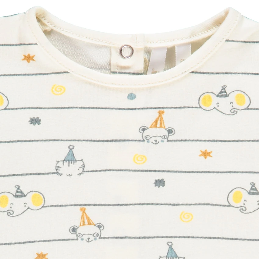 Ensemble T-shirt Imprimé Et Salopette Longue Pour Bébé Garçon 3 Ensemble T-shirt Imprimé Et Salopette Longue Pour Bébé Garçon – Image 3