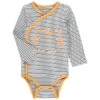 Body Manches Longues à Rayures Et Tête De Tigre Pour Bébé Garçon