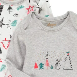 Lot De 2 Bodies Manches Longues En Coton Esprit Noël Pour Bébé Garçon 8 Lot De 2 Bodies Manches Longues En Coton Esprit Noël Pour Bébé Garçon -Orchestra HNAY8M ECR 3 X