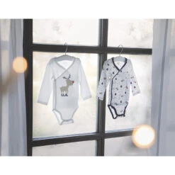 Lot De 2 Bodies Manches Longues Esprit Noël Pour Bébé 9 Lot De 2 Bodies Manches Longues Esprit Noël Pour Bébé -Orchestra HNAY8P ECR 10 X