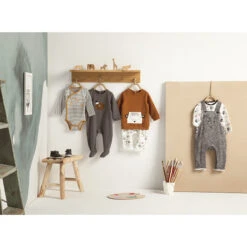 Ensemble En Molleton Imprimé Hérissons Pour Bébé Garçon 9 Ensemble En Molleton Imprimé Hérissons Pour Bébé Garçon -Orchestra HNAY90 MAR 10 X