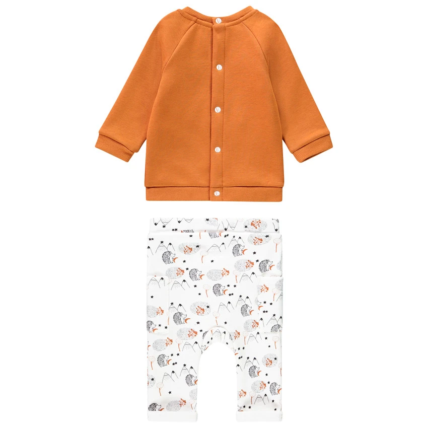 Ensemble En Molleton Imprimé Hérissons Pour Bébé Garçon 2 Ensemble En Molleton Imprimé Hérissons Pour Bébé Garçon – Image 2