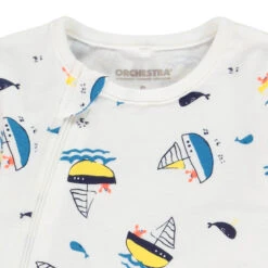 Dors-bien Imprimé Bateaux Pour Bébé Garçon -Orchestra HNAYA1 BLA 3 X