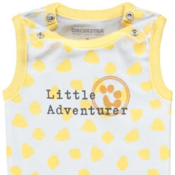 Lot De 5 Bodies Imprimé Girafes Pour Bébé Garçon -Orchestra HNAYAG JAC 4 X