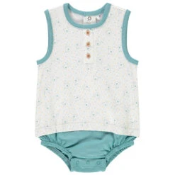 Combinaison Courte Bloomer Effet 2en1 Pour Bébé Garçon