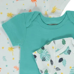 Lot De 8 Bodies Manches Courtes Pour Bébé Garçon -Orchestra HNAYAM BLA 3 X