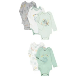 Lot De 5 Bodies Imprimé Tigre