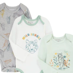 Lot De 5 Bodies Imprimé Tigre -Orchestra HNAYAZ BLC 4 X