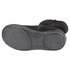 Bottines Noires En Cuir Suédé Souple Avec Fleur Fantaisie -Orchestra JCIK0J NOIR 3 X